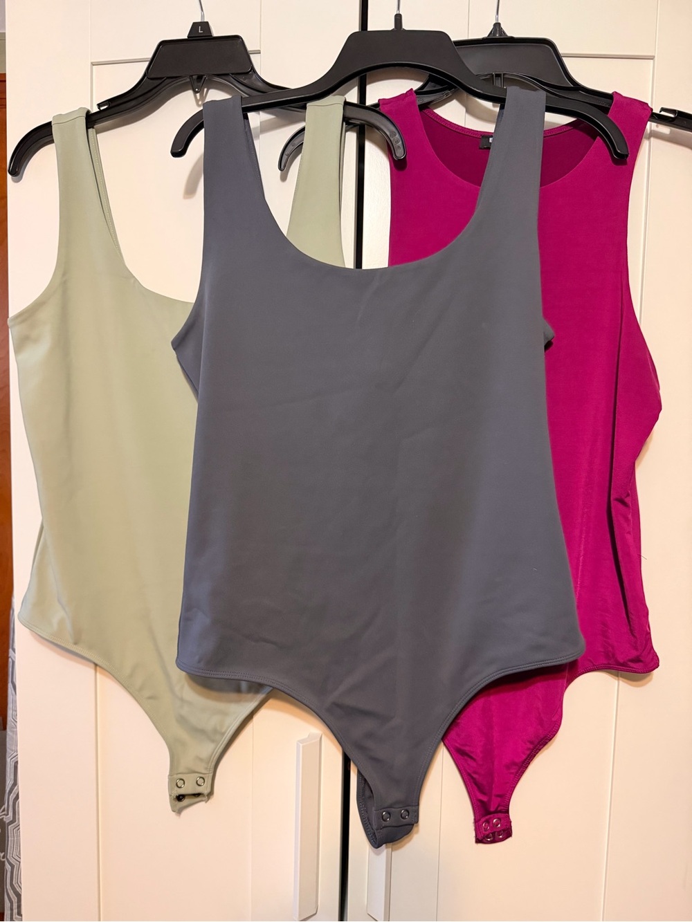 BUNDLE! Express Women's Sleeveless / Tank Bodysuits - Gray, Magenta, Sage